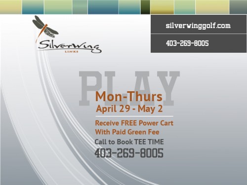 SilverWing Links Golf Special - Free Power Cart with Paid Green Fee (Apr 29 - May 2)