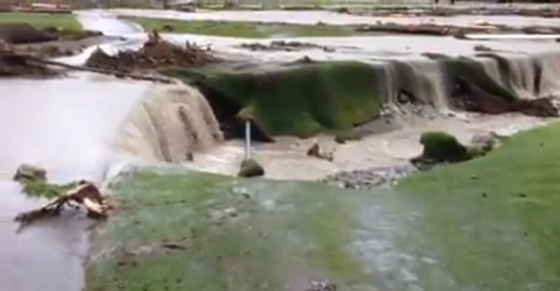 Kananaskis Country Golf Course Unbelievable Flooding Video!