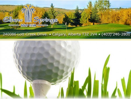 Elbow Springs Golf Specials this Longweekend (Aug 2-4)
